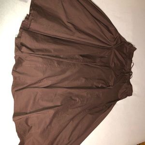 Full brown skirt